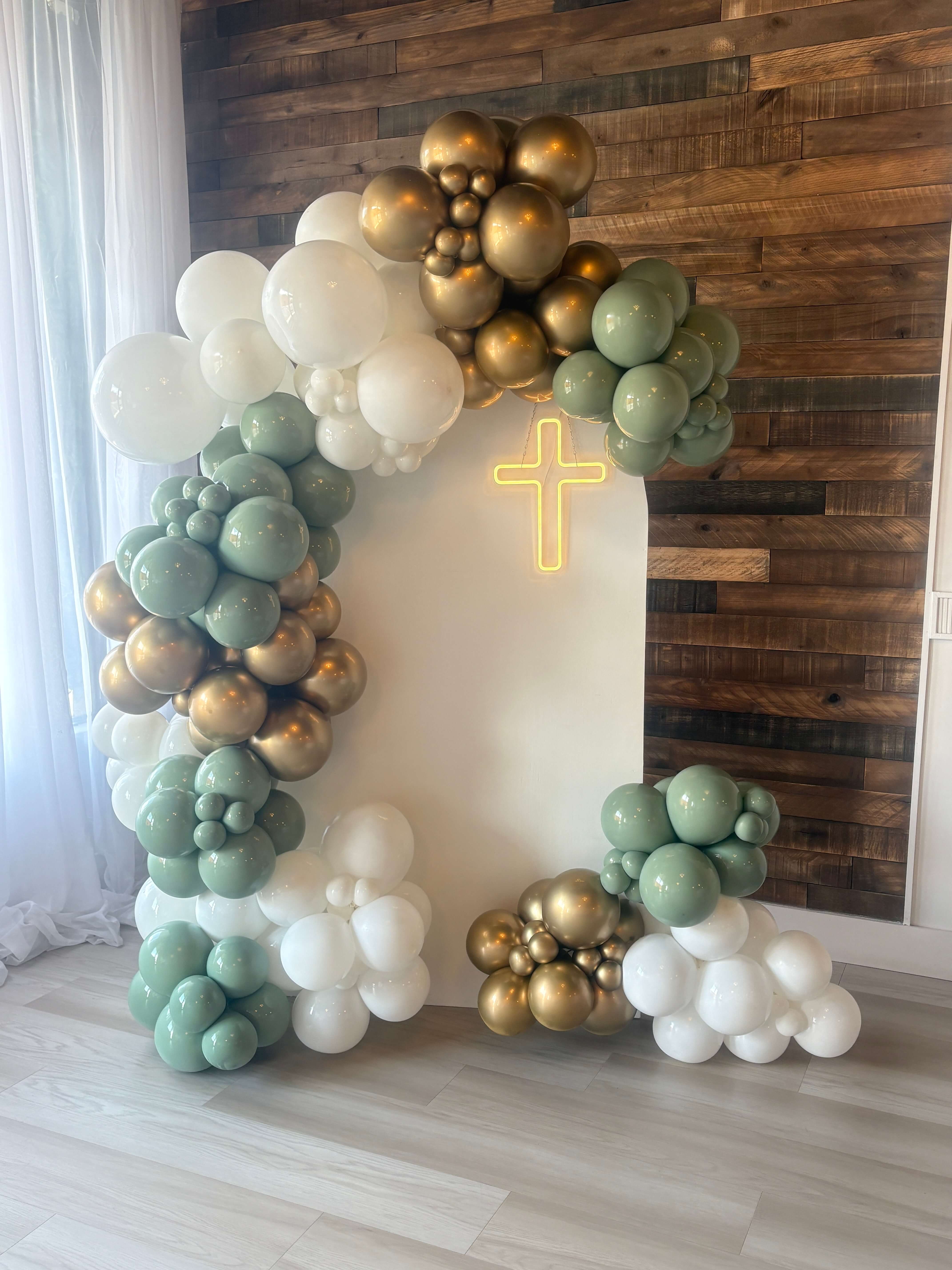 Baptism celebration decor